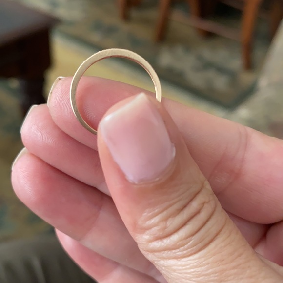 Real DIAMONDS & 14K ROSE GOLD pave diamond band ring size 6 💯 jewelry diamond - Picture 8 of 14